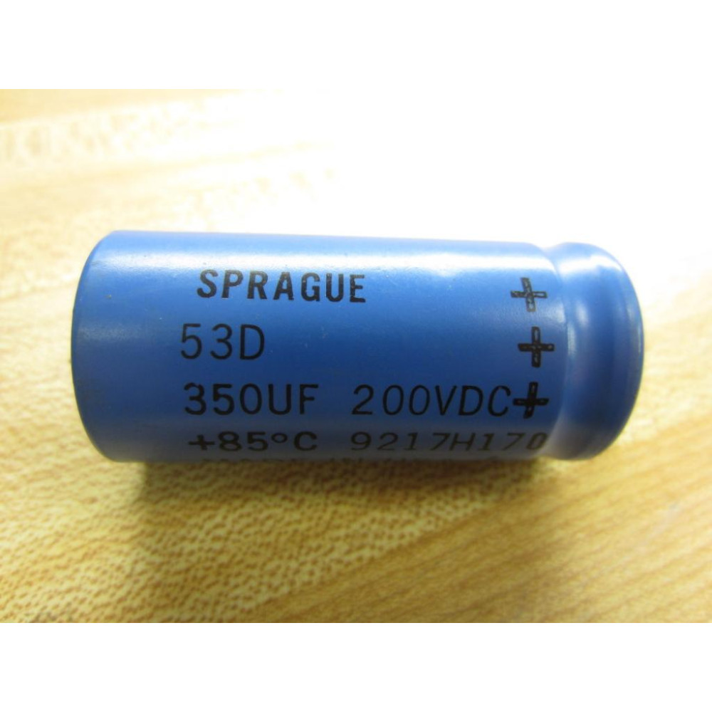 Sprague 53D Capacitor 350UF 200VDC - New No Box