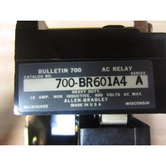 Allen Bradley 700-BR601A4 Contactor - New No Box