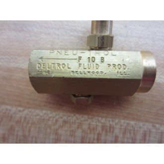 Deltrol F10BK Flow Control 18 NPT