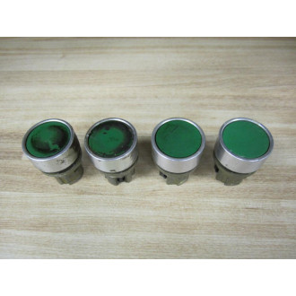 Allen Bradley 800EM-F3 Green Button 800EMF3 (Pack of 4) - Used