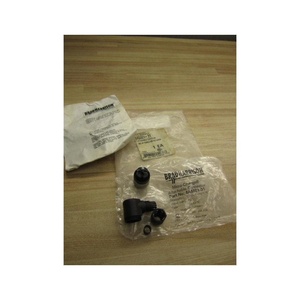 Brad Harrison 8A5001-31 Micro-Change Attachable Connector