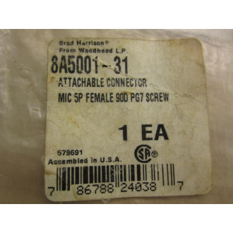 Brad Harrison 8A5001-31 Micro-Change Attachable Connector