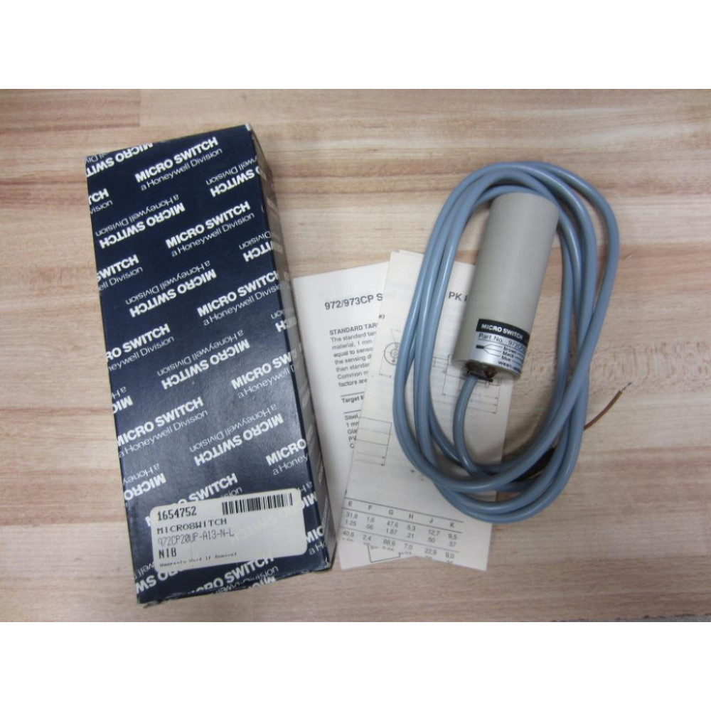 Micro Switch 972CP20UP-A13-N-L Honeywell Sensor 972CP20UP-A13 N-L