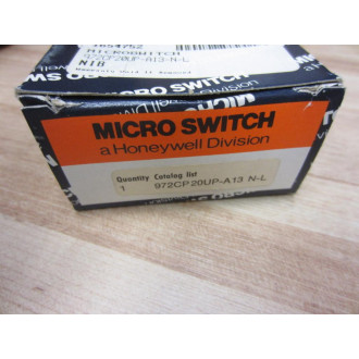 Micro Switch 972CP20UP-A13-N-L Honeywell Sensor 972CP20UP-A13 N-L