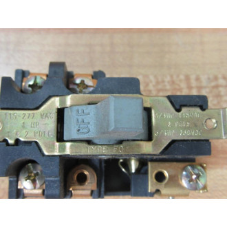 Square D 2510-F02 FHP Manual Starter 2510-FO2