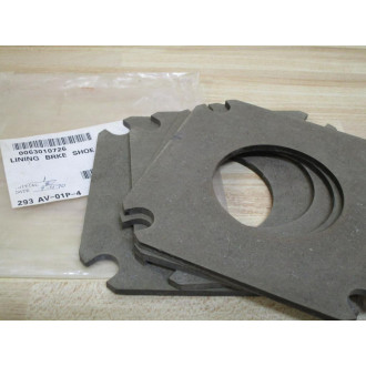 Sheppard Niles 0063010726 Lining Brake Shoe Kit  526593 (Pack of 4)