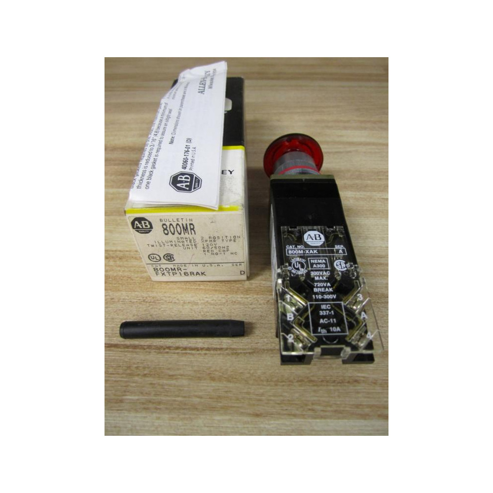 Allen Bradley 800MR-FXTP16RAK Switch Twist-Release