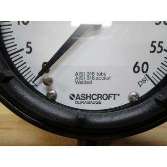 Ashcroft 45 1279 SS 04L Pressure Gauge 451279SS04L