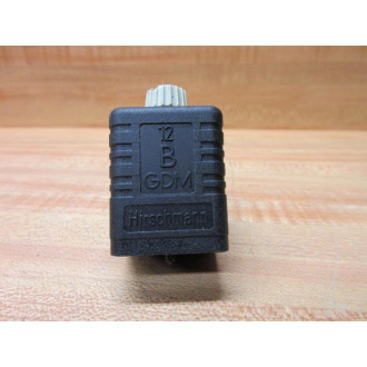 Hirschmann B12-GDM Connector B12GDM - Used
