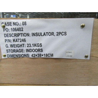 XHDC 2786 Porcelain Insulator (Pack of 2)