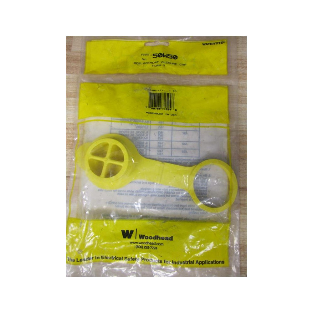 Woodhead 50W50 Replacement Closure Cap