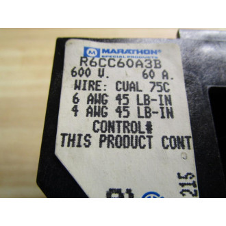 Marathon R6CC60A3B Fuse Holder - Used
