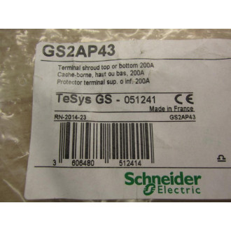 Schneider Electric GS2AP43 Terminal Shroud (Pack of 3)