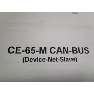 TR Electronics TR-ECE-BA-GB-0014-02 Operating Manual With Floppy - Used