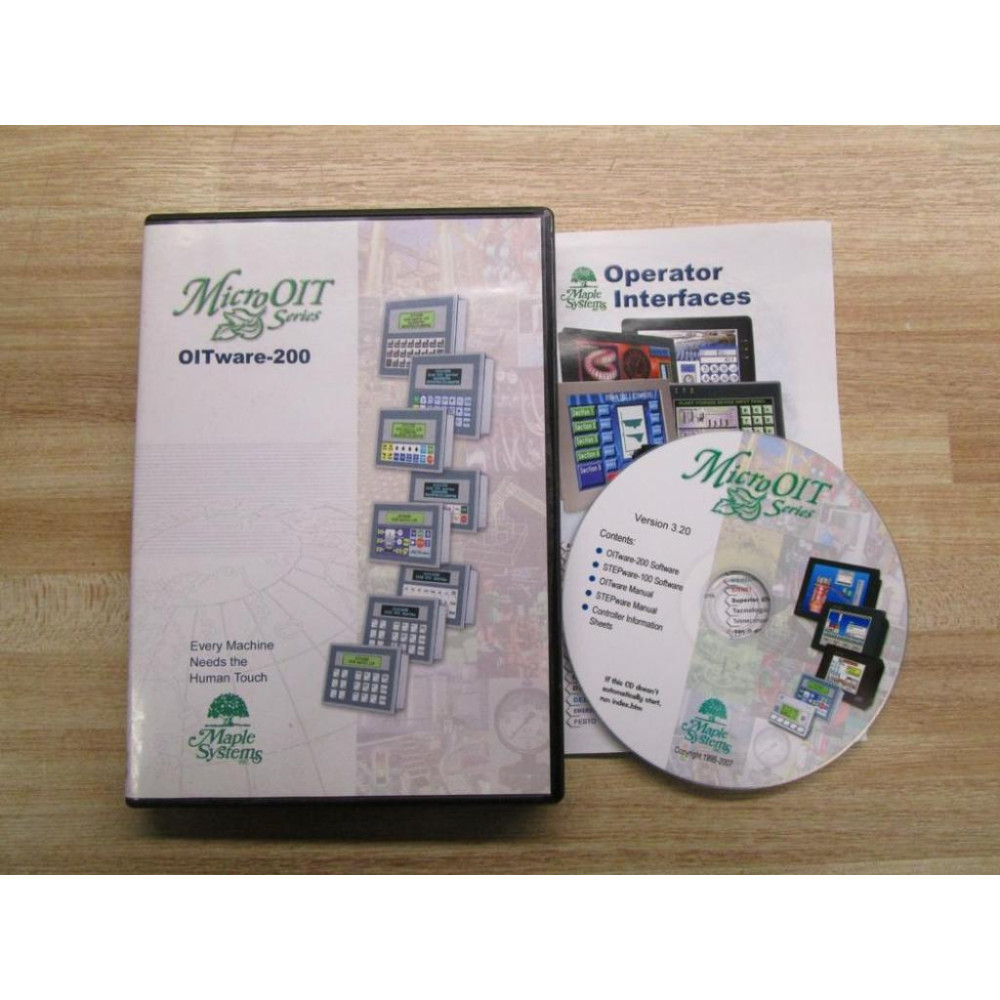 Maple Systems OITWARE-200 Windows Configuration Software - Used