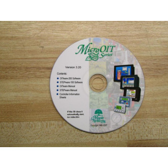 Maple Systems OITWARE-200 Windows Configuration Software - Used