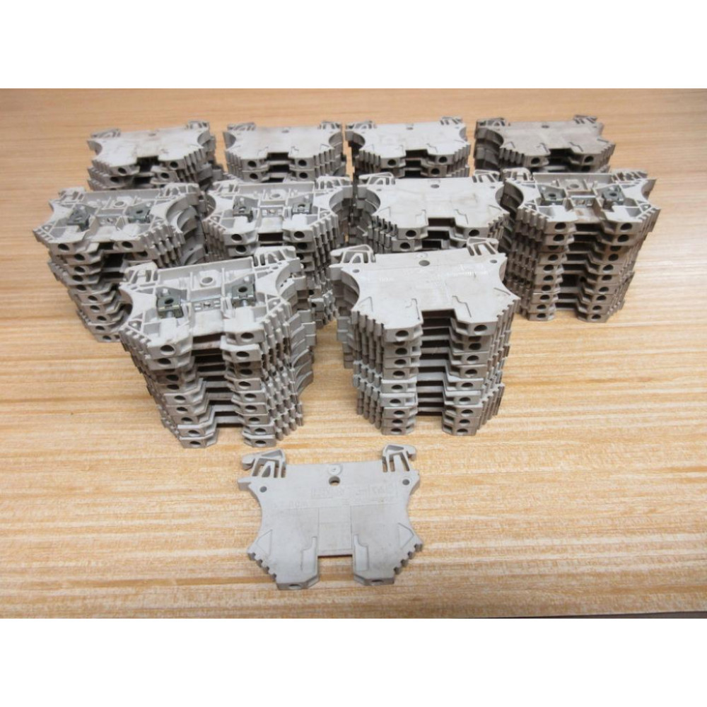 Weidmuller WDU 2.5 Terminal Block WDU 2,5 1020000000 (Pack of 101) - Used