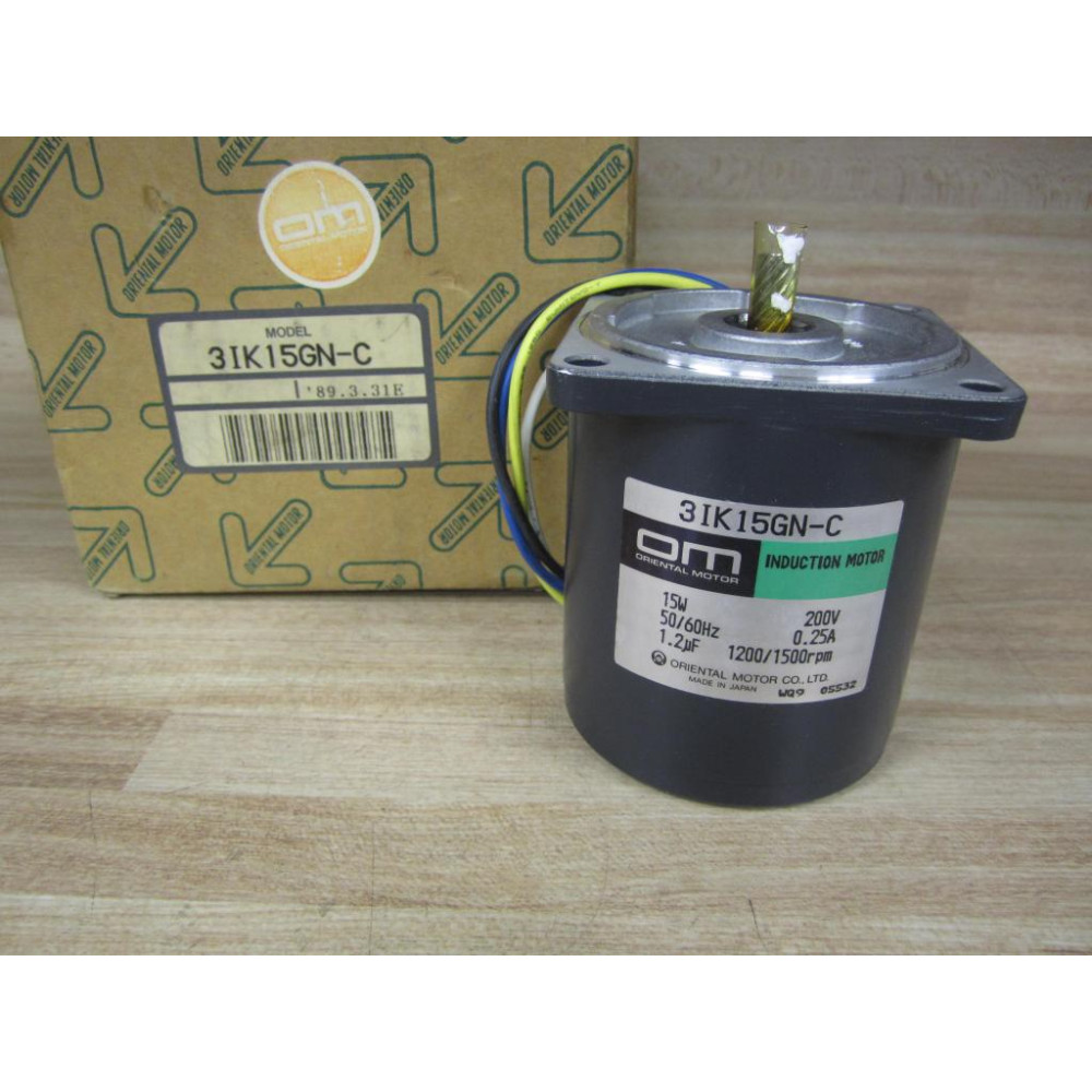 Oriental Motor 3IK15GN-AUL Induction Motor 3IK15GNAUL