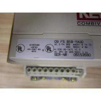 Keb Combivert 09-F5-B1B-YA00 AC Inverter Drive 09F5B1BYA00 - Used