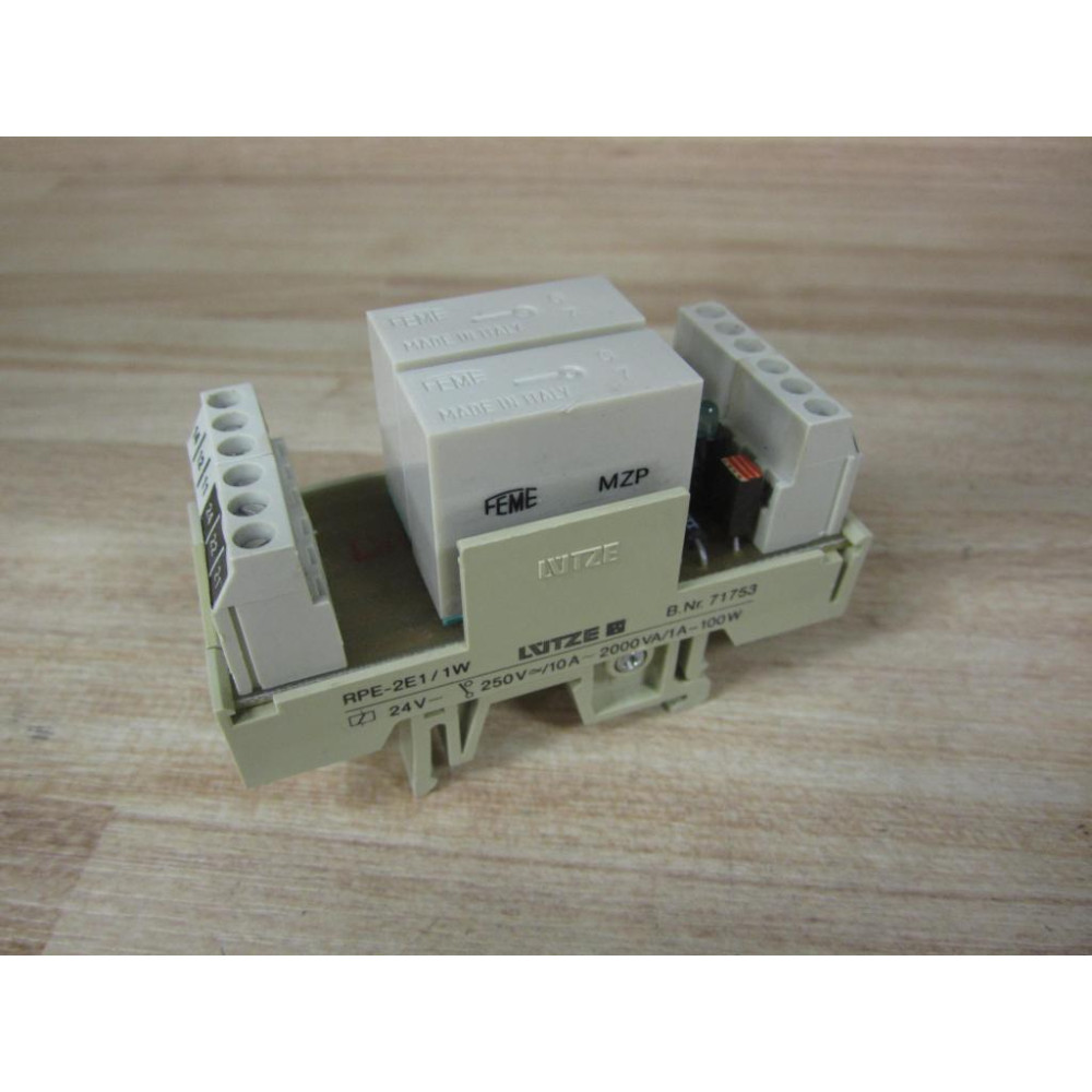 Lutze 71753 Relay RPE-2E11W - Used