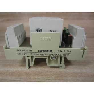 Lutze 71753 Relay RPE-2E11W - Used