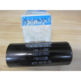 Aerovox M PSU12135 Round AC Motor Start Capacitor X655A
