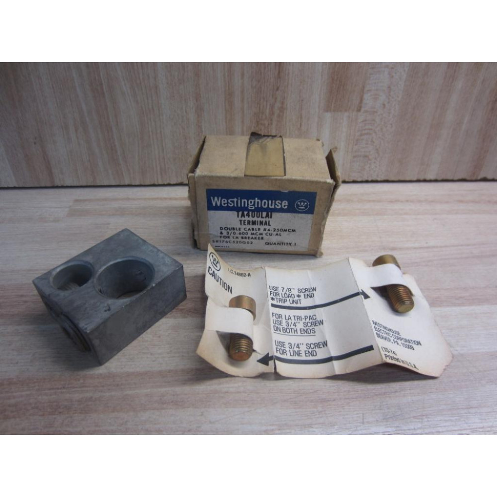 Westinghouse TA400LAI Terminal Lug 176C520G02