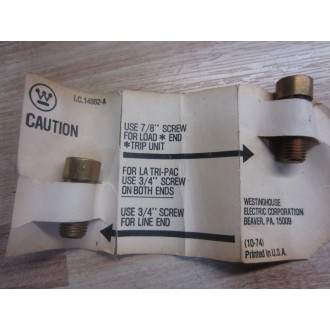 Westinghouse TA400LAI Terminal Lug 176C520G02