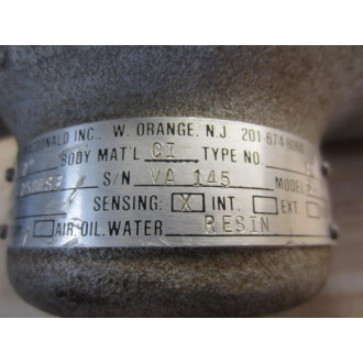 Kaye & Macdonald SA106 Regulator 2" - New No Box