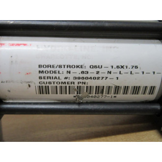 Hydro-Line N-.63-2-N-L-L-1-1 Cylinder N632NLL11 - New No Box