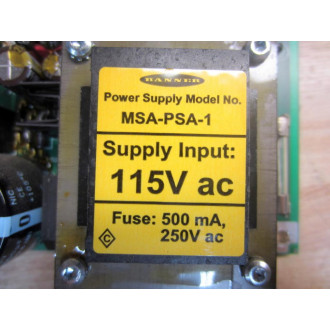Banner MSA-PSA-1 Power Supply Board  MSAPSA1 - New No Box