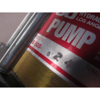 SC Hydraulic 10-500-.24 Pumping Unit Model 10500.24 - New No Box