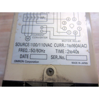 Omron SE-AQP1 Motor Relay SEAQP1 - Used