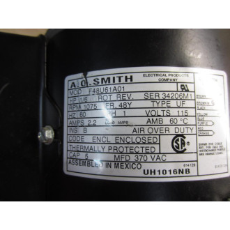 A.O. Smith F48U61A01 Motor - New No Box