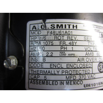 A.O. Smith F48U61A01 Motor - New No Box