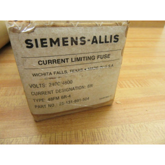 Siemens 25-131-891-504 Fuse 48FM6R-4