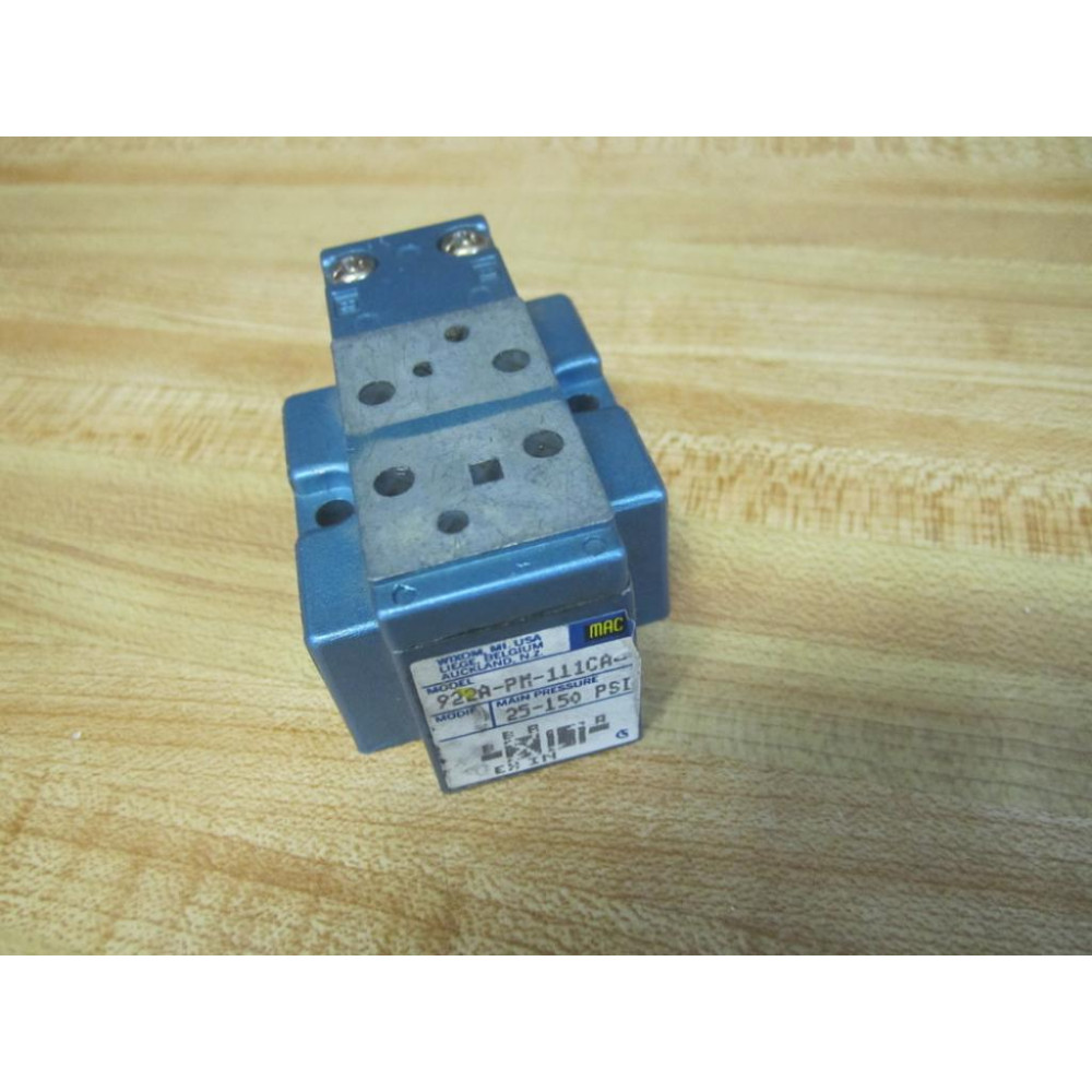 MAC 922A-PM111CA Valve 922APM111CA Base Only - New No Box