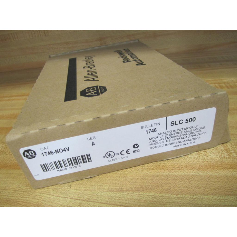 Allen Bradley 1746-NO4V Module 1747-N04V Factory Sealed Series A