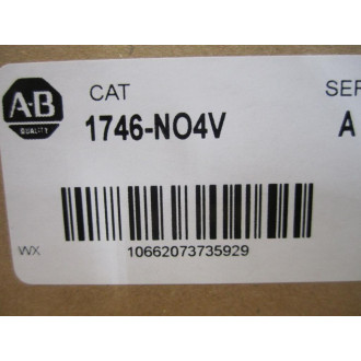 Allen Bradley 1746-NO4V Module 1747-N04V Factory Sealed Series A