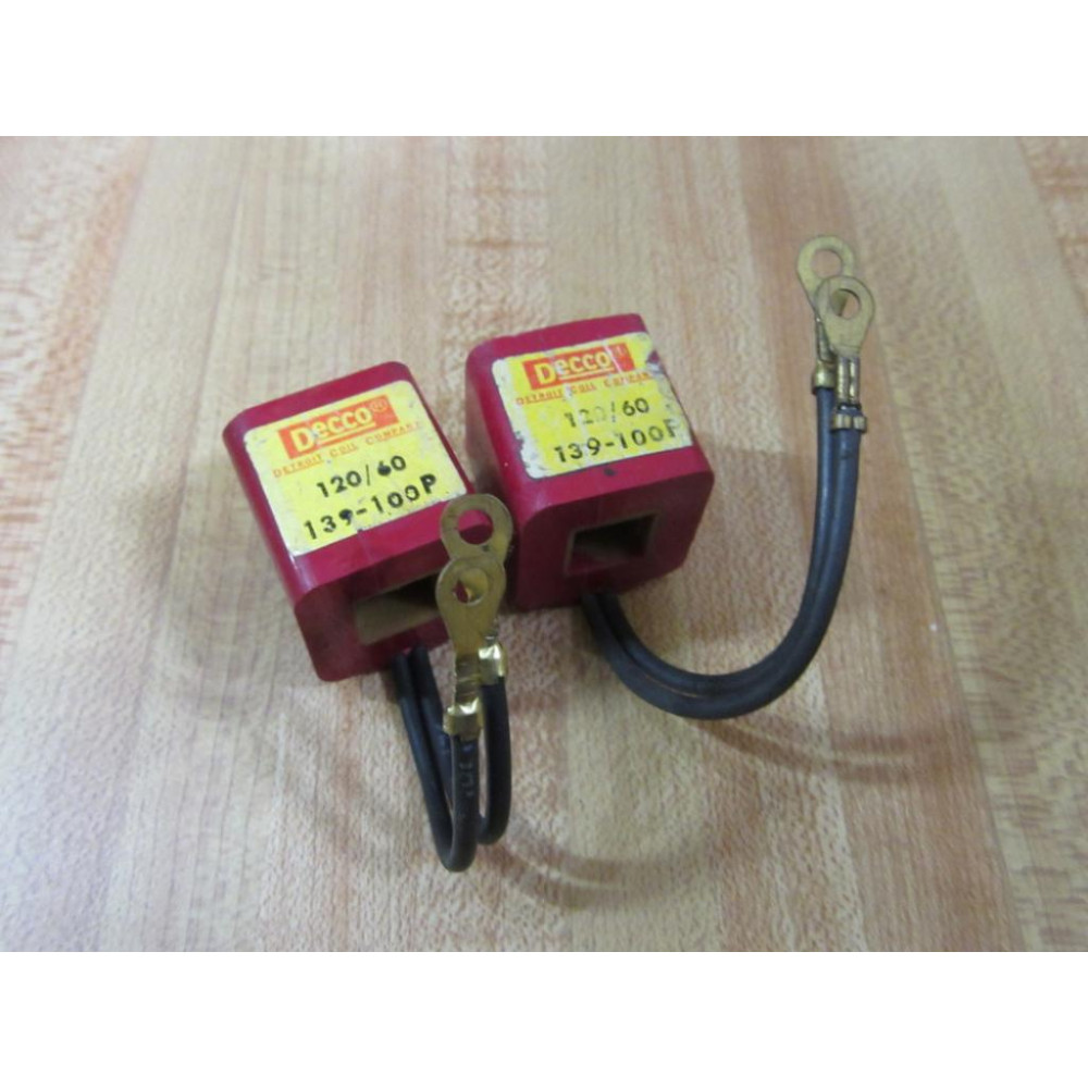 Decco 139-100P Numatics Square Coil 139100P (Pack of 2) - New No Box