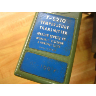 Johnson T-5210 Temp.Transmitter T5210 0-100° F 4 - Used