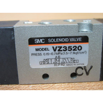 SMC VZ3520-5LOZ-M5 Solenoid Valve VZ35205LOZM5 - New No Box