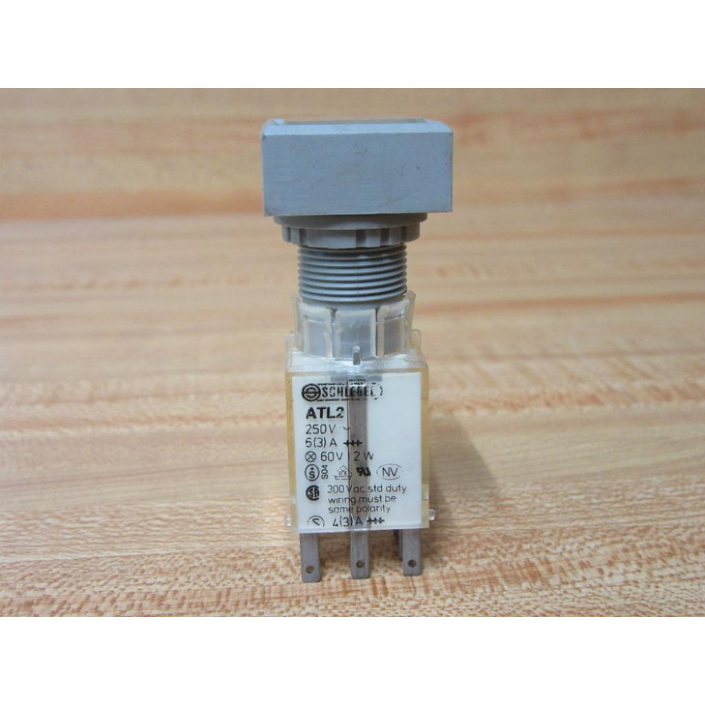 Schlebel ALT2 Illuminated Push Button Missing Nut - New No Box