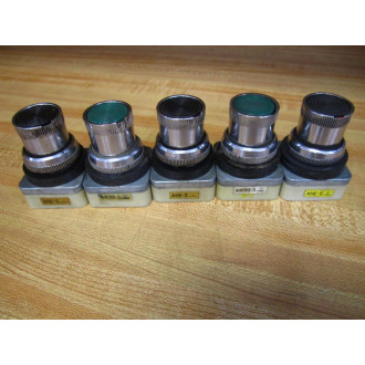 Fuji Electric AH30-S2 PushButton AH30S2 Black & Green (Pack of 5) - Used