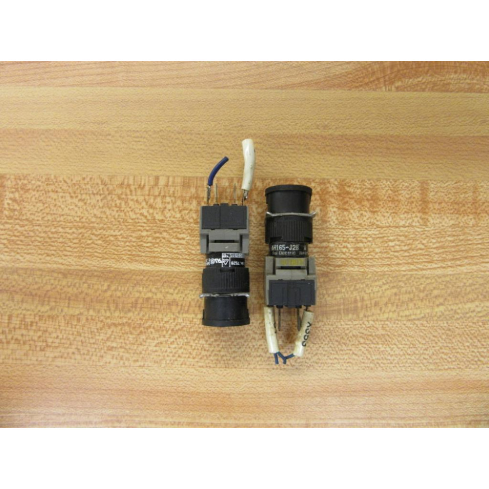 Fuji Electric AH165-J2B Selector Switch AH165J2B No Key (Pack of 2) - Used