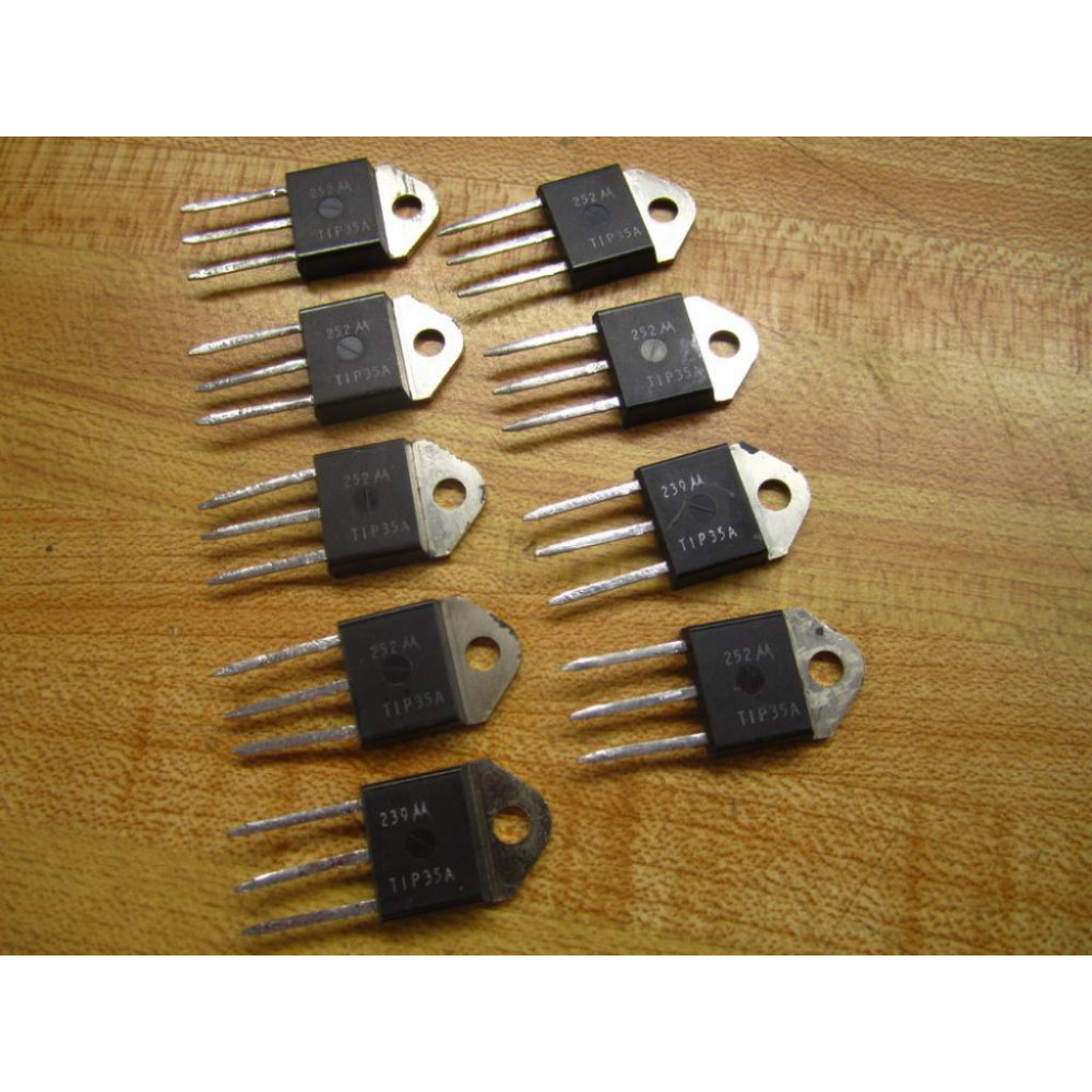 Motorola T1P35A Transistor  TIP35A (Pack of 9) - New No Box
