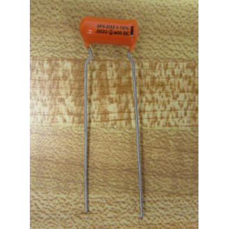 Sprague 6PS-D33 Capacitor 6PSD33 600VDC .0033UF (Pack of 3) - New No Box