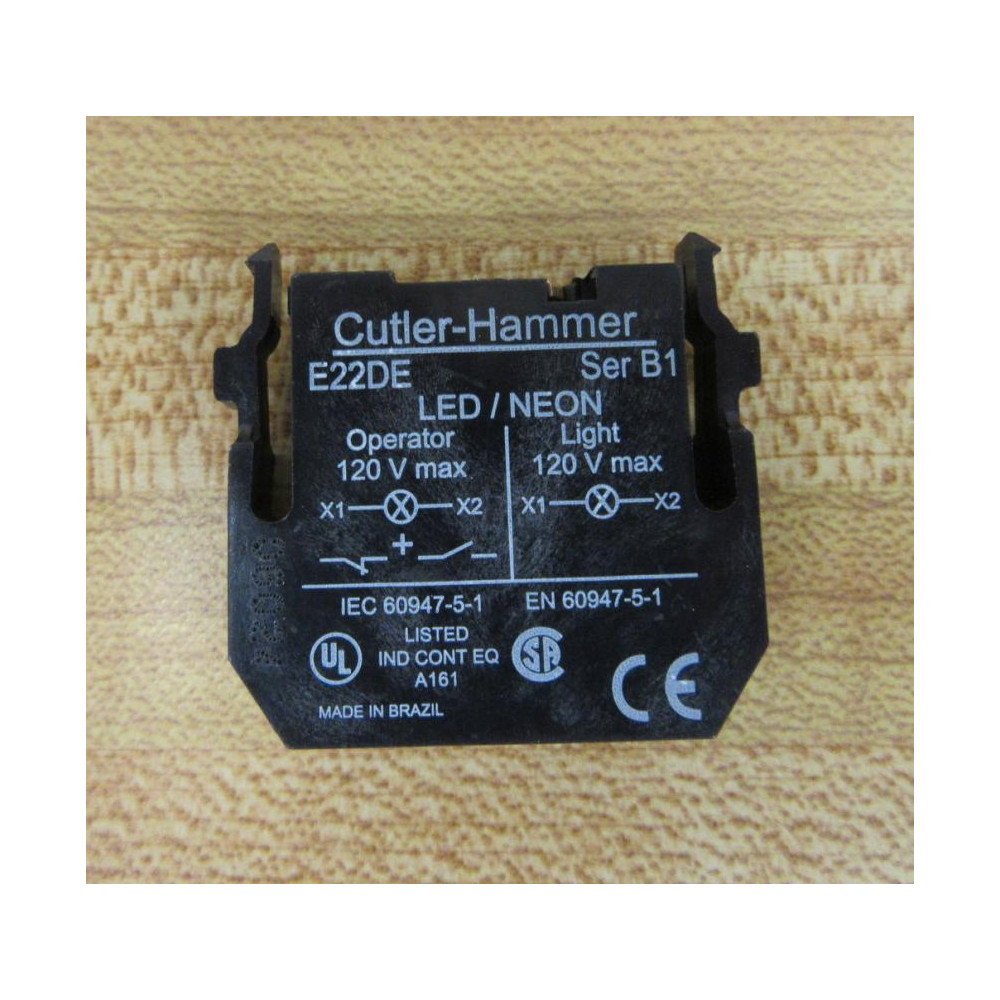 Cutler Hammer E22DE Contact Block Series B1 - New No Box