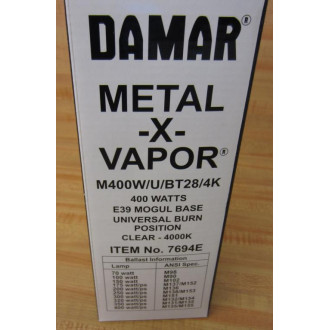 Damar 7649E Bulb M400WUBT284K (Pack of 6)