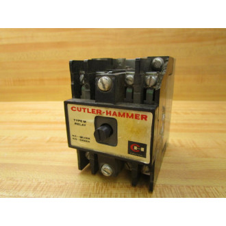 Cutler Hammer D23MB Eaton Type M Relay Cracked Housing - Used